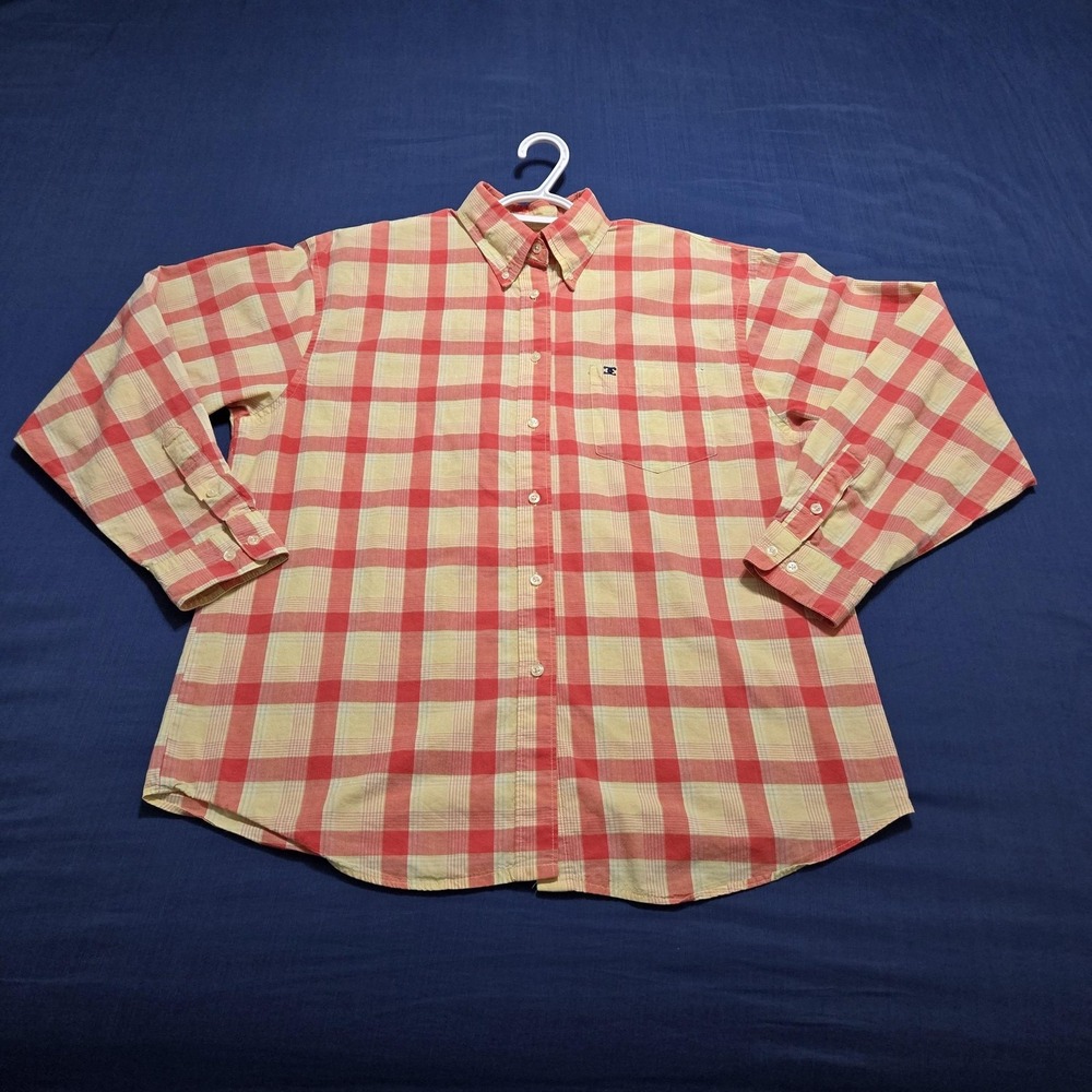 Cowboy 4HER Equipment Shirt Womens Small Red Plaid Cotton Button Up Western
